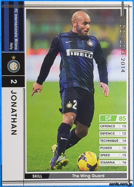 Panini WCCF Football WCCF/2013-2014-163/385 N Jonathan Trading Card NM