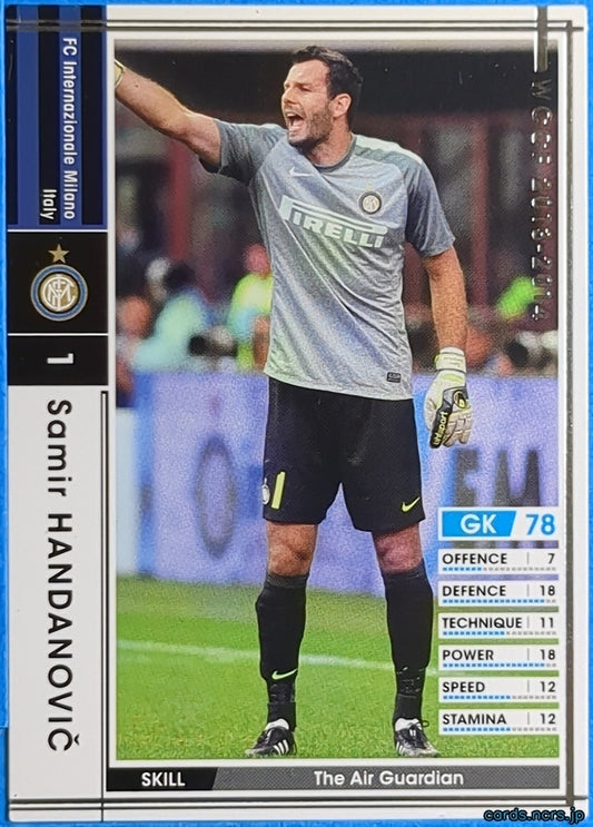 Panini WCCF Football WCCF/2013-2014-161/385 N Samir Handanovič Trading Card NM