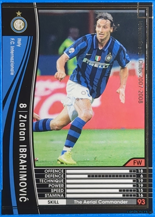 Panini WCCF Football WCCF/2007-2008-271/336 N Zlatan Ibrahimović Trading Card NM