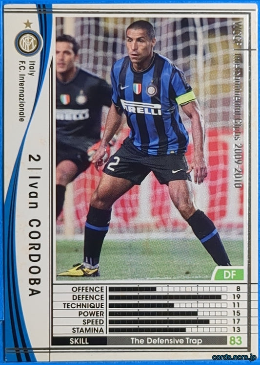 Panini WCCF Football WCCF/2009-2010-243/384 N Ivan CORDOBA Trading Card NM