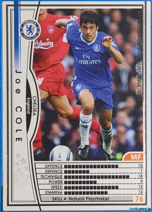 Panini WCCF Football WCCF/2004-2005-023/224 N Joe Cole Trading Card NM