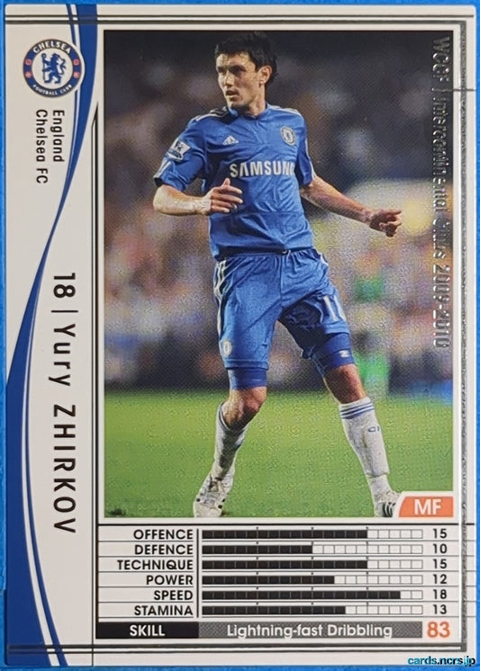 Panini WCCF Football WCCF/2009-2010-093/384 N Yury Zhirkov Trading Card NM