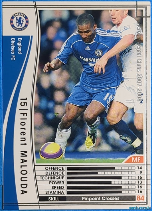 Panini WCCF Football WCCF/2007-2008-108/336 N Florent Malouda Trading Card NM