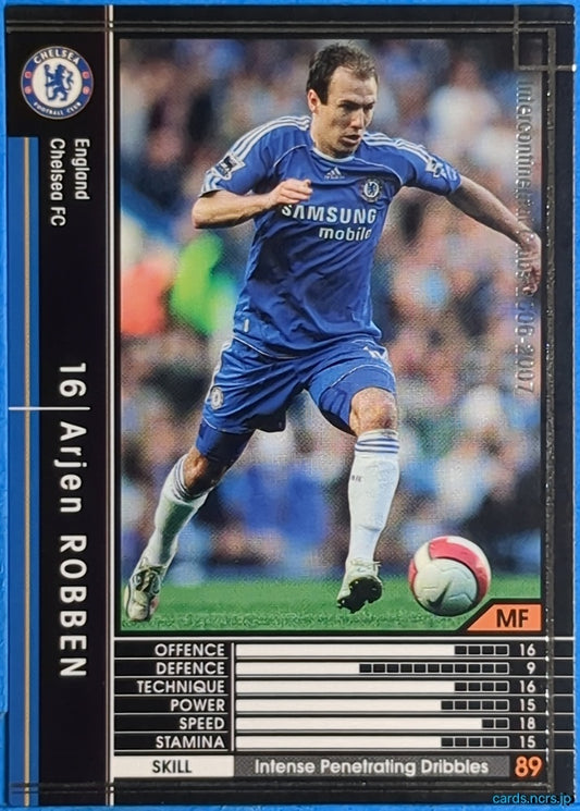 Panini WCCF Football WCCF/2006-2007-109/384 N Arjen ROBBEN Trading Card NM
