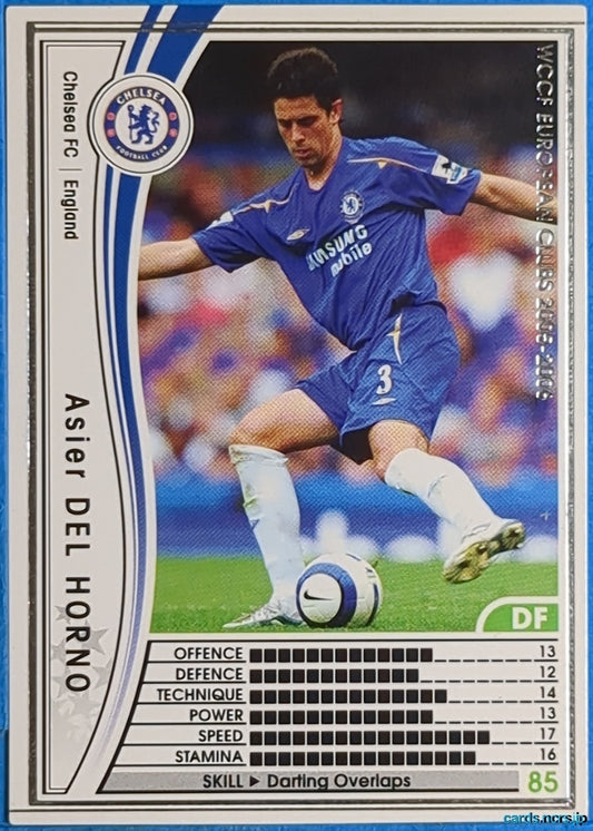 Panini WCCF Football WCCF/2005-2006-019/336 N Asier Del Horno Trading Card NM