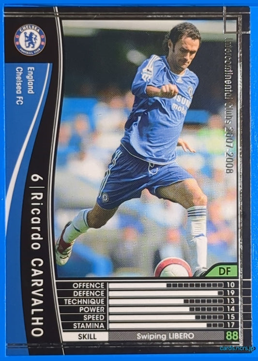 Panini WCCF Football WCCF/2007-2008-100/336 N Ricardo Carvalho Trading Card NM