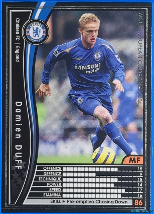 Panini WCCF Football WCCF/2005-2006-024/336EN N Damien Duff Trading Card NM