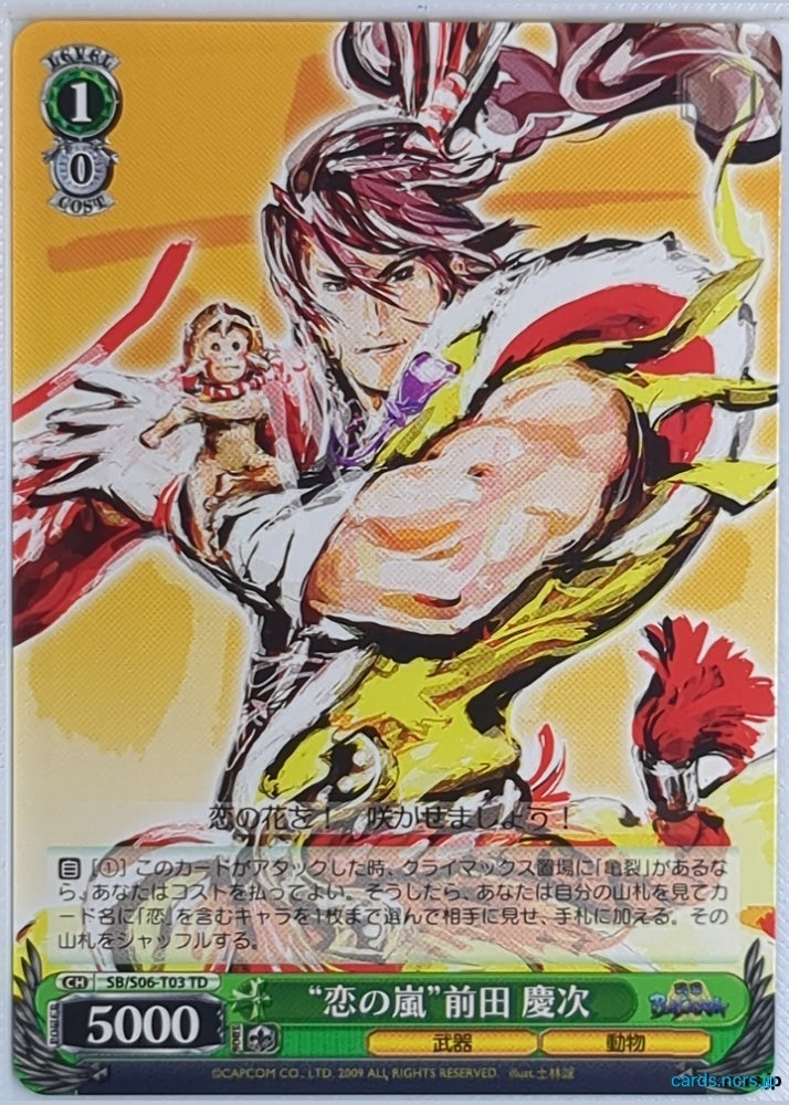 Weiss Schwarz Sengoku BASARA SB/S06-T03TD C Keiji Maeda Trading Card NM