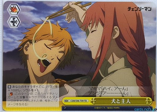 Weiss Schwarz Chainsaw Man CSM/S96-T09TD TD Denji Trading Card NM