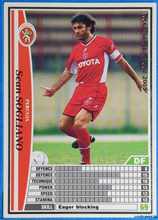 Panini WCCF Football WCCF/2002-2003-197/288 N Sean Sogliano Trading Card NM