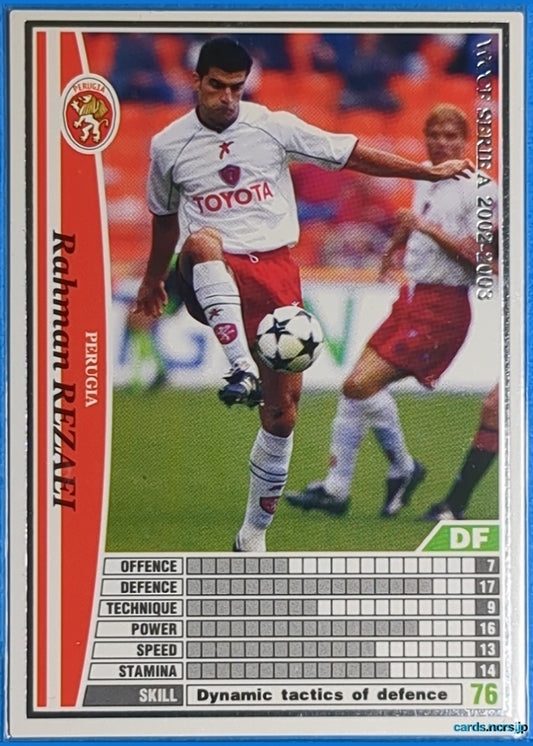 Panini WCCF Football WCCF/2002-2003-196/288 N Rahman REZAEI Trading Card NM