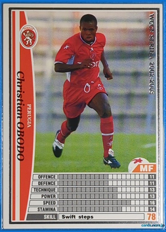 Panini WCCF Football WCCF/2002-2003-203/288 N Christian OBODO Trading Card NM