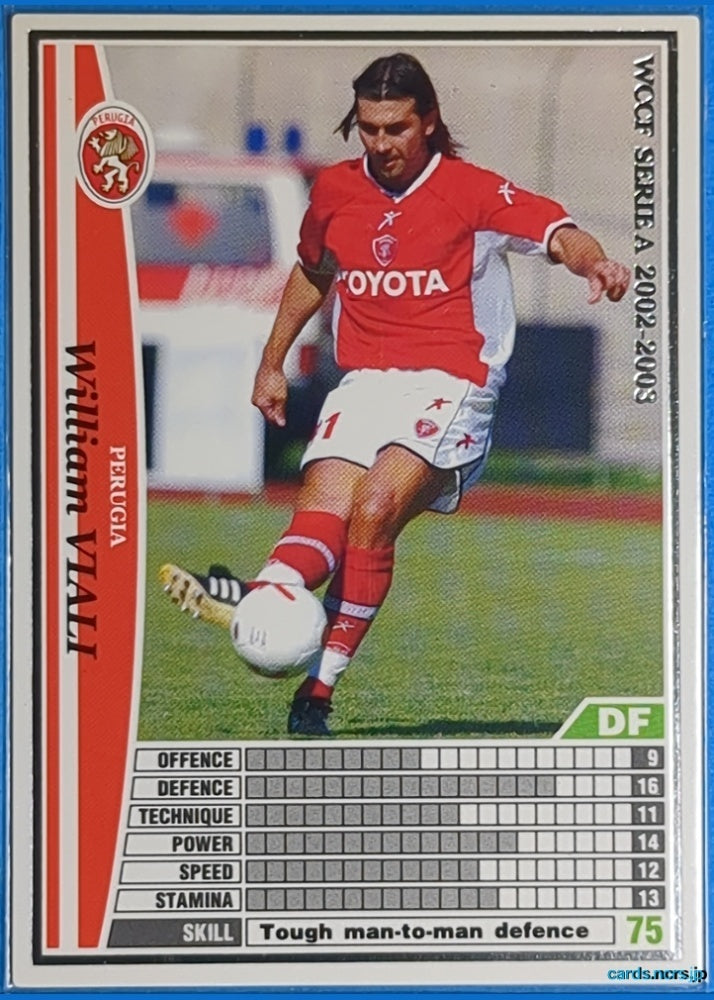 Panini WCCF Football WCCF/2002-2003-198/288 N William VIALI Trading Card NM