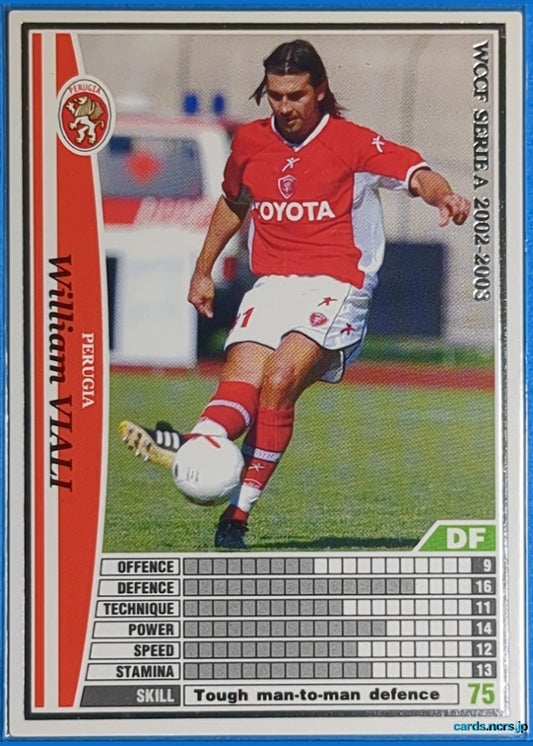 Panini WCCF Football WCCF/2002-2003-198/288 N William VIALI Trading Card NM