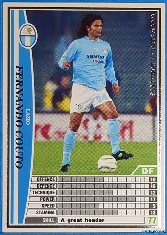 Panini WCCF Football WCCF/2002-2003-131/288EN N Fernando Couto Trading Card NM