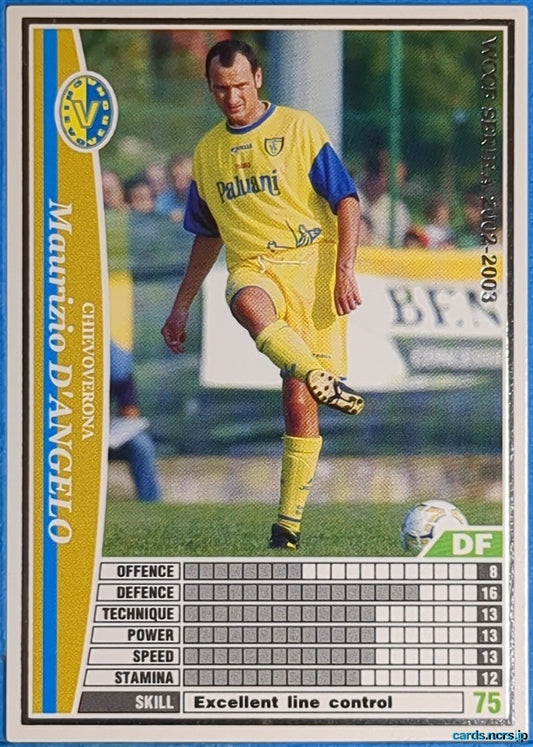 Panini WCCF Football WCCF/2002-2003-050/288EN N Maurizio D'ANGELO Trading Card NM