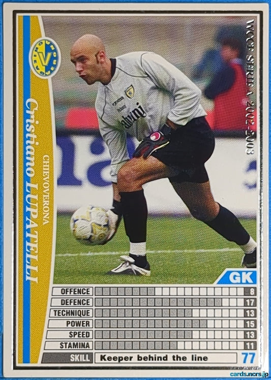 Panini WCCF Football WCCF/2002-2003-049/288 N Cristiano LUPATELLI Trading Card NM