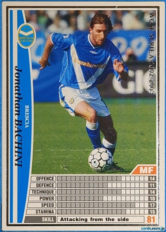 Panini WCCF Football WCCF/2002-2003-041/288EN N Jonathan Bachini Trading Card NM