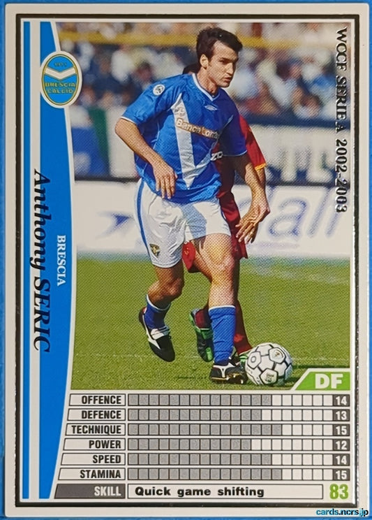 Panini WCCF Football WCCF/2002-2003-038/288 N Anthony Seric Trading Card NM