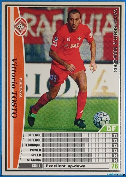 Panini WCCF Football WCCF/2002-2003-215/288EN N Vittorio TOSTO Trading Card NM