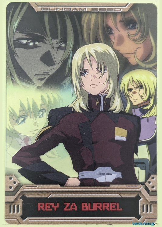 Morinaga Gundam GWM/S6-057 N Rey Za Burrel Trading Card NM