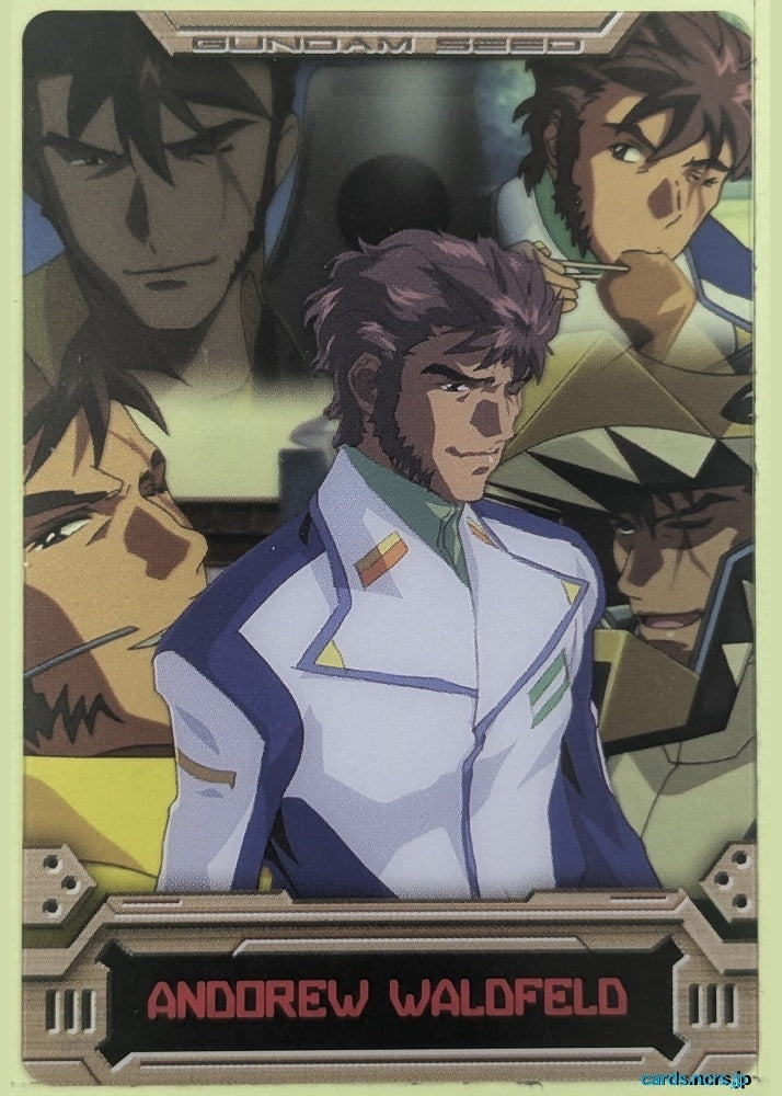 Morinaga Gundam GWM/S6-072-225 N Andorew Waldfeld Trading Card NM