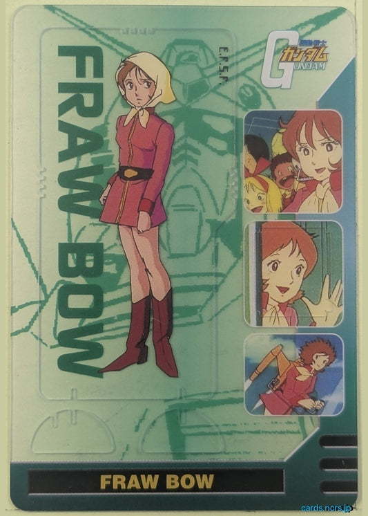 Morinaga Gundam GWM/DX01-049-166 N Fraw Bow Trading Card NM