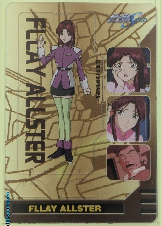 Morinaga Gundam GWM/DX01-031-031 N Flay Allster Trading Card NM