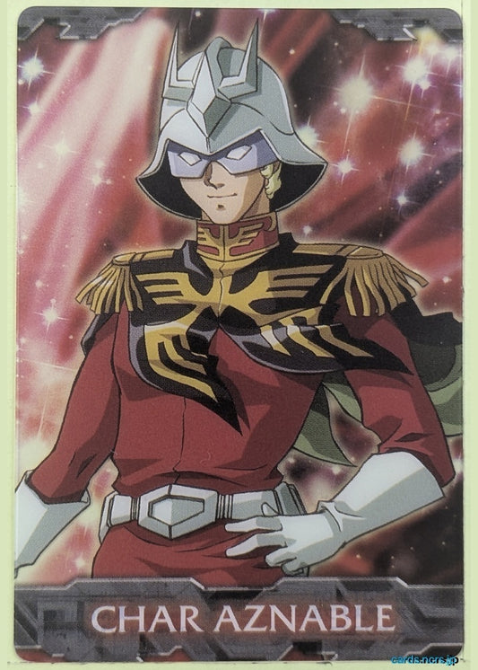 Morinaga Gundam GWM/GE01-001-001 N Char Aznable Trading Card NM