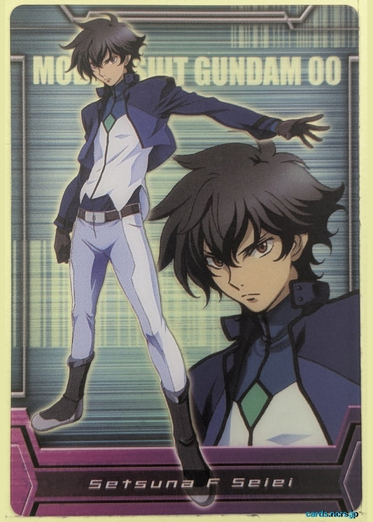 Morinaga Gundam GWM/006-001-063 N Setsuna F Seiei Trading Card NM