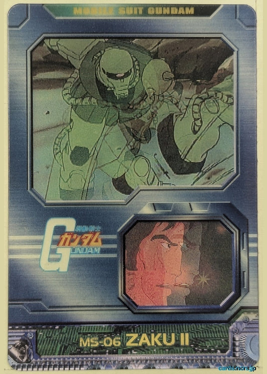 Morinaga Gundam GWM/DX03-021-219 Holo Zaku II Trading Card NM