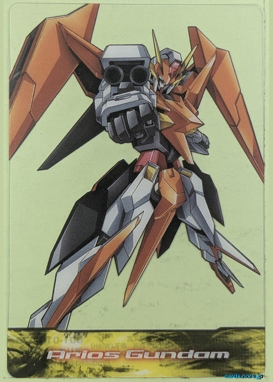 Morinaga Gundam GWM/001-010-075 N Arios Gundam Trading Card NM