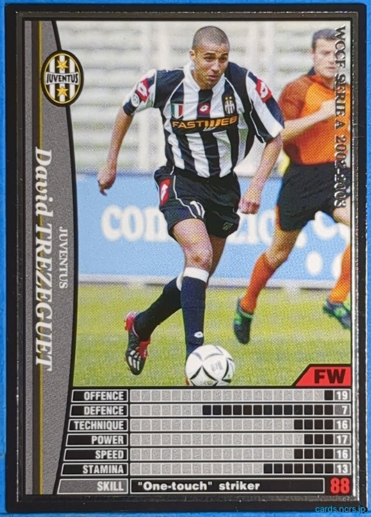 Panini WCCF Football WCCF/2002-2003-128/288 N David Trezeguet Trading Card NM