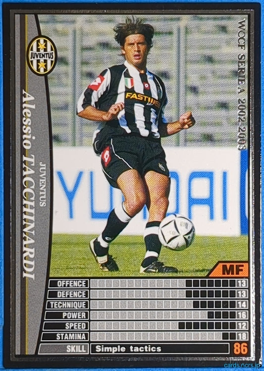 Panini WCCF Football WCCF/2002-2003-123/288EN N Alessio Tacchinardi Trading Card NM