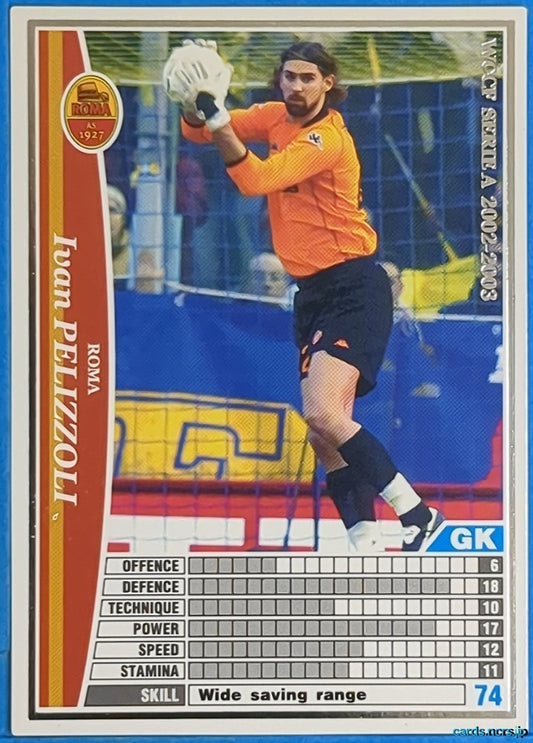 Panini WCCF Football WCCF/2002-2003-A29/32 N Ivan Pelizzoli Trading Card NM