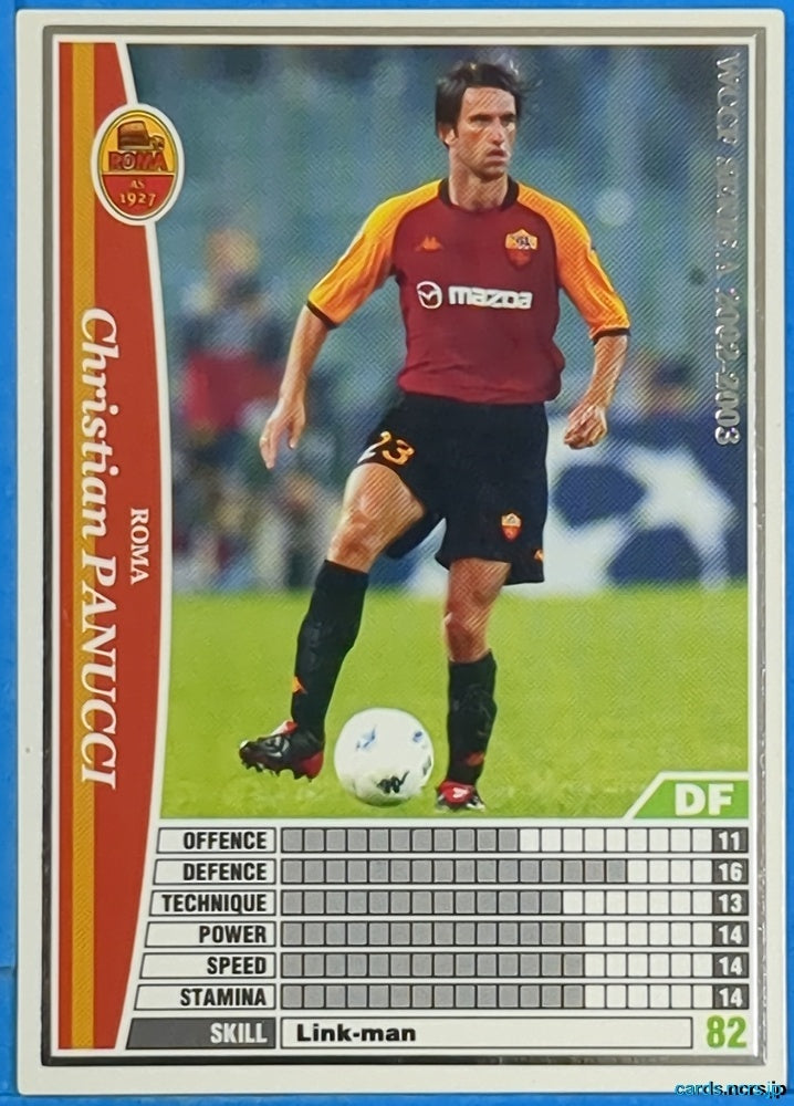 Panini WCCF Football WCCF/2002-2003-245/288 N Christian Panucci Trading Card NM