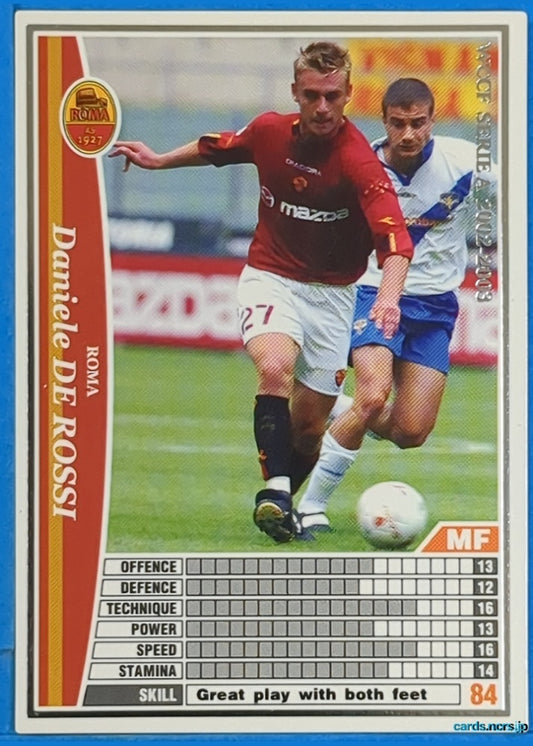 Panini WCCF Football WCCF/2002-2003-A31/32 N Daniele DE ROSSI Trading Card NM