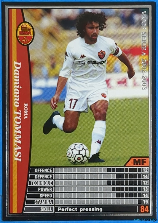 Panini WCCF Football WCCF/2002-2003-251/288 N Damiano Tommasi Trading Card NM