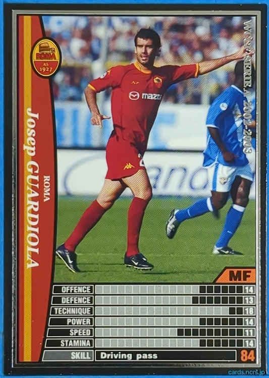 Panini WCCF Football WCCF/2002-2003-249/288 N Josep Guardiola Trading Card NM