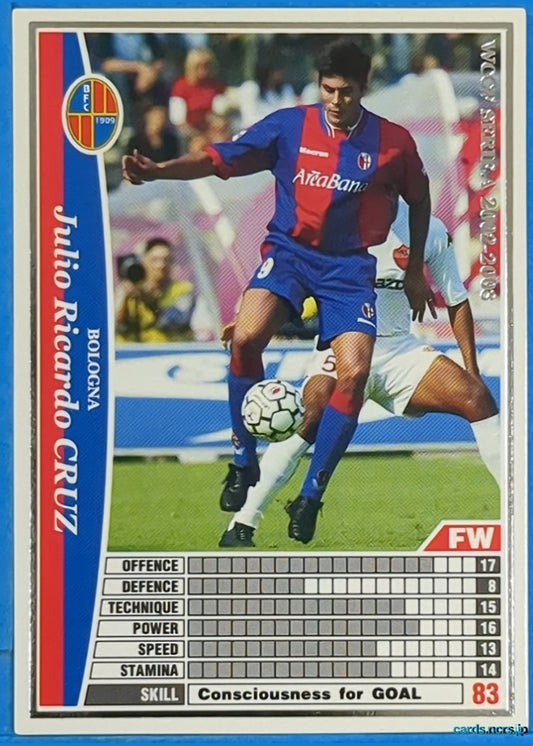 Panini WCCF Football WCCF/2002-2003-031/288 N Julio Ricardo Cruz Trading Card NM