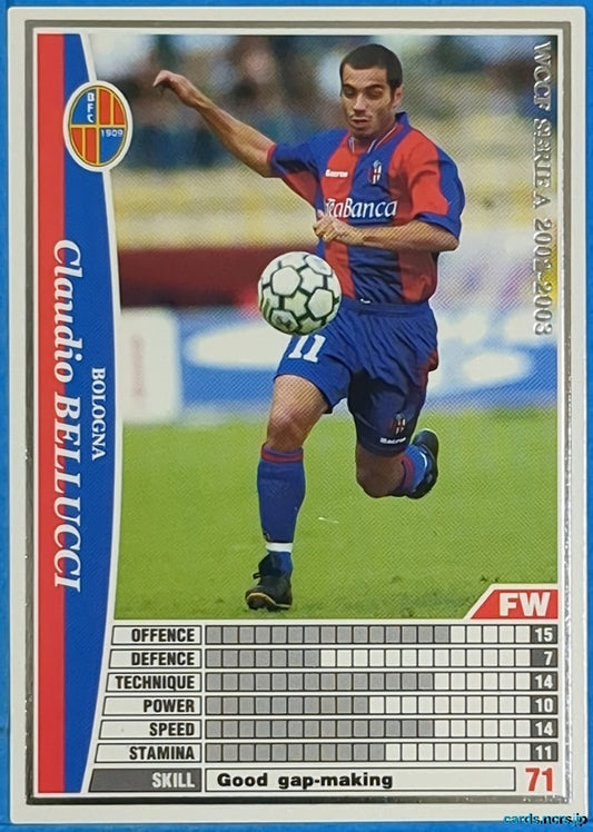 Panini WCCF Football WCCF/2002-2003-030/288 N Claudio Bellucci Trading Card NM