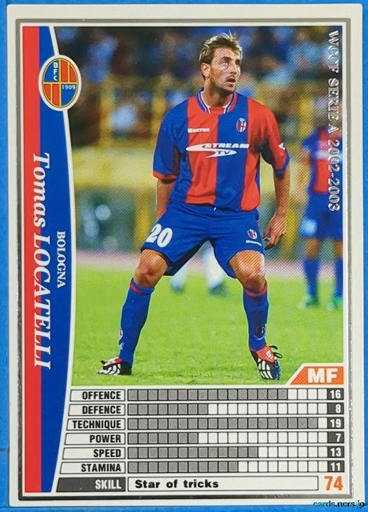 Panini WCCF Football WCCF/2002-2003-026/288 N Tomas Locatelli Trading Card NM