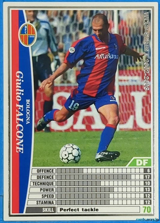 Panini WCCF Football WCCF/2002-2003-019/288 N Giulio Falcone Trading Card NM