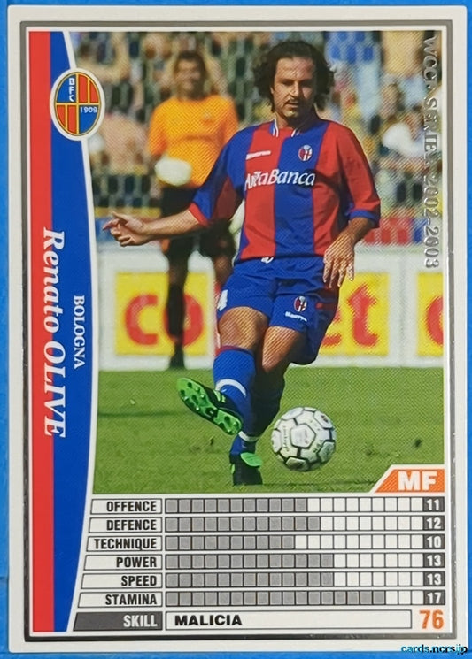 Panini WCCF Football WCCF/2002-2003-028/288 N Renato Olive Trading Card NM