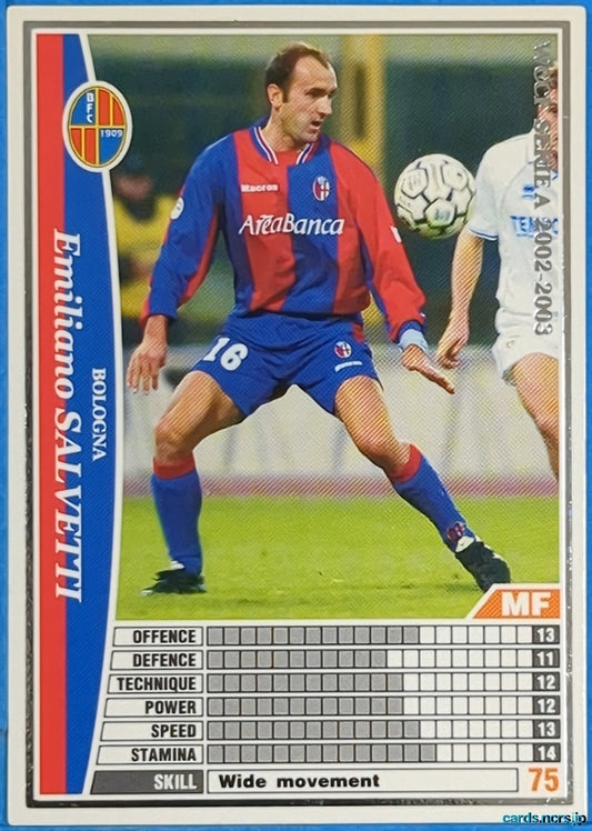 Panini WCCF Football WCCF/2002-2003-029/288 N Emiliano SALVETTI Trading Card NM