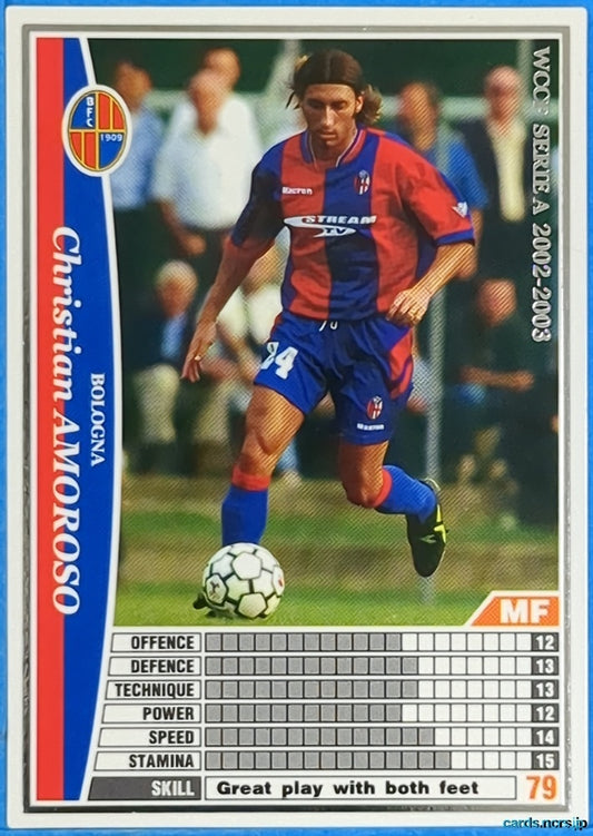 Panini WCCF Football WCCF/2002-2003-024/288 N Christian Amoroso Trading Card NM