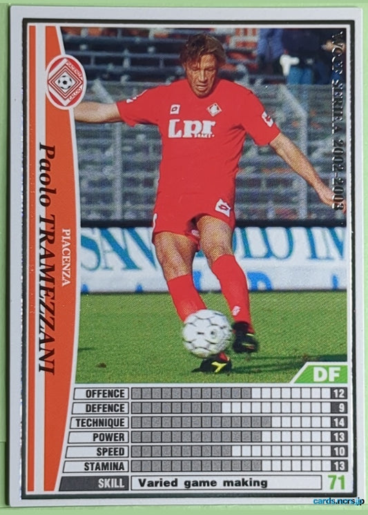 Panini WCCF Football WCCF/2002-2003-216/288 N Paolo TRAMEZZANI Trading Card NM