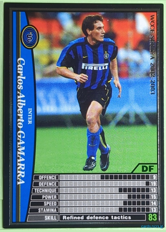 Panini WCCF Football WCCF/2002-2003-A10/32 N Carlos Alberto Gamarra Trading Card NM