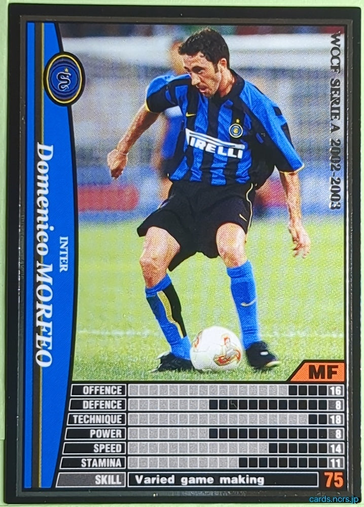 Panini WCCF Football WCCF/2002-2003-108/288 N Domenico Morfeo Trading Card NM