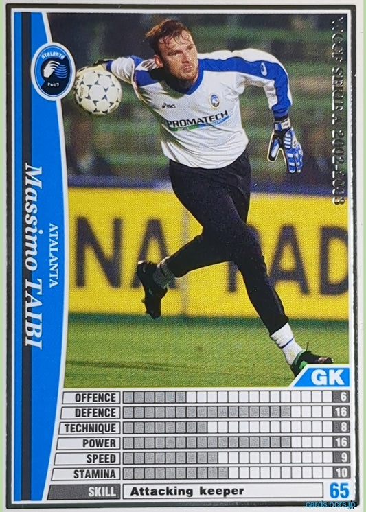 Panini WCCF Football WCCF/2002-2003-001/288 N Massimo Taibi Trading Card NM